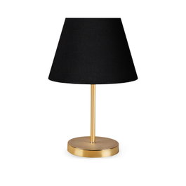 Opviq Lámpara de mesa AYD-3154 Negro y Dorado
